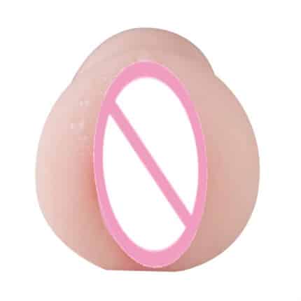 Realistic Male Masturbator Dual-Open Pocket Pussy – Vagina & Oral Sex Toy