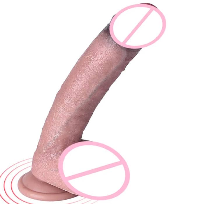 Brown 6.7 Inch Realistic Silicone Dildo