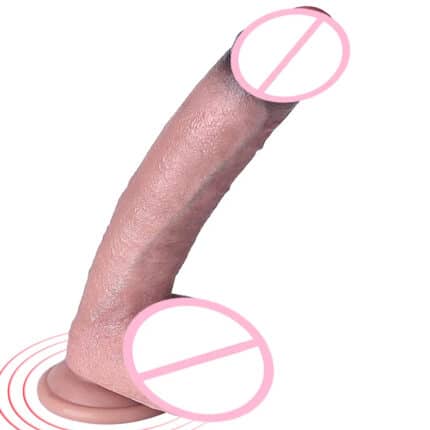 Brown 6.7 Inch Realistic Silicone Dildo