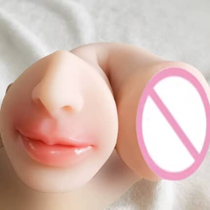 New Arrival YAQU Double-Headed Realistic Vagina Masturbator Soft TPE