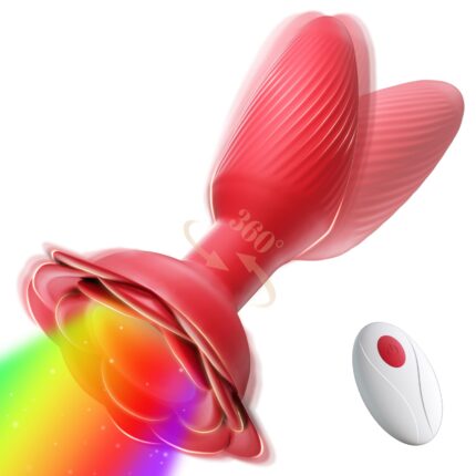 Rose Prostate Massager Butt Plug