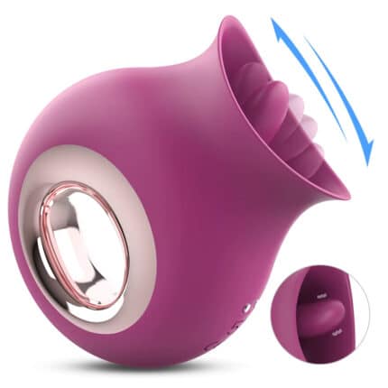 Silicone Snails Tongue Rose Vibrator