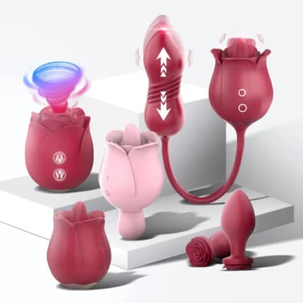 Nipple Massage Masturbation Rose Vibrator