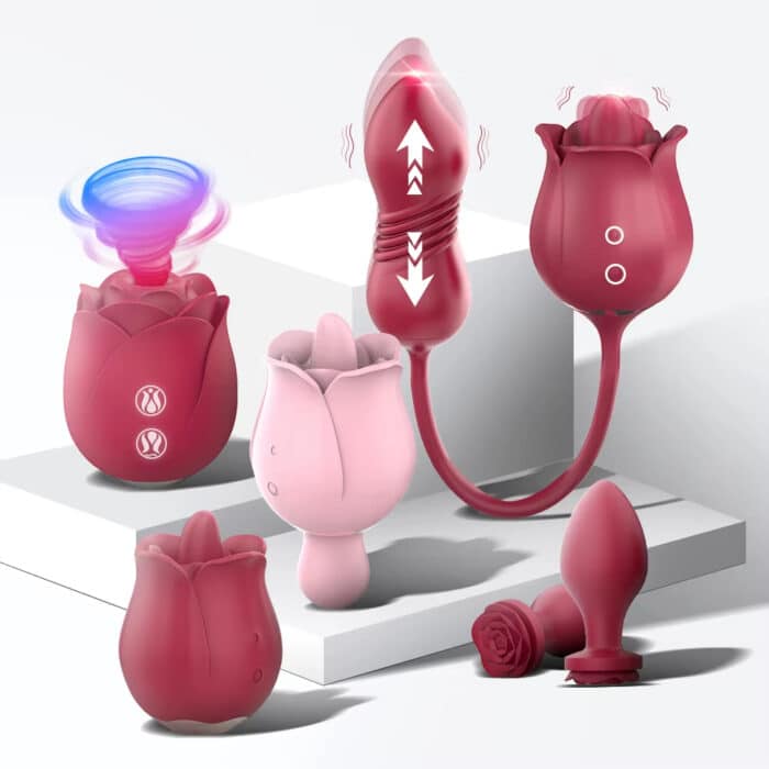 Nipple Massage Masturbation Rose Vibrator