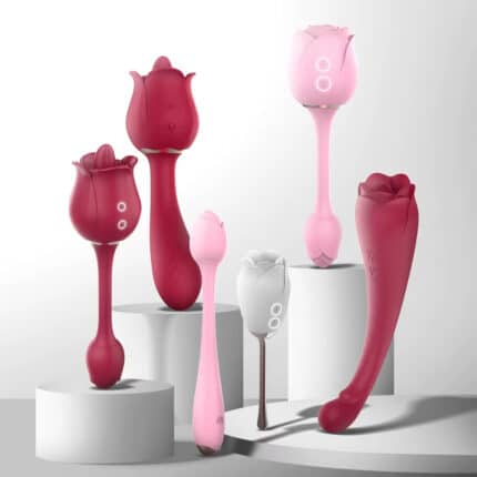 Clit Sucker G-Spot Rose Tongue Vibrator