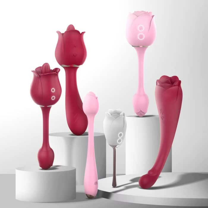 Clit Sucker G-Spot Rose Tongue Vibrator
