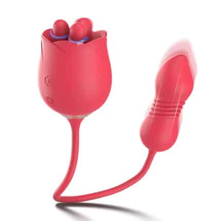 Double Heads 2-in-1 Nipple Rose Stimulator
