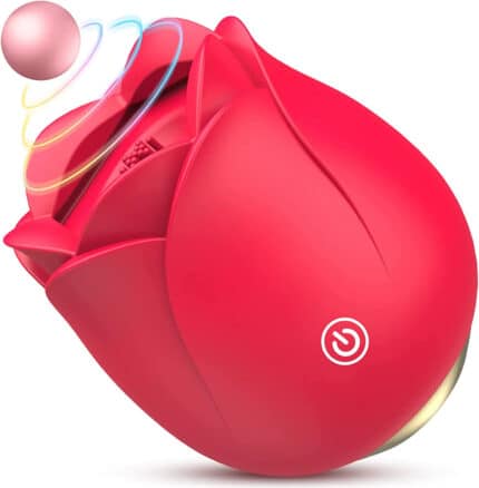 Rose Clitoral Sucking Tongue Vibrator