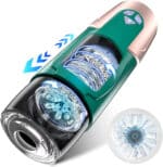 Male Sex Toy Dark Knight Fully Automatic Retractable Rotating Masturbator Cup