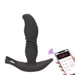 Long Distance Remote Control Vibrator Bluetooth Silicone Anal Plug