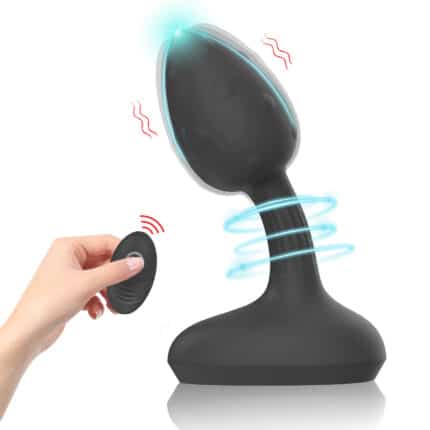 Remote Control Electric Prostate Massager – 10 Mode Silicone Anal Plug Vibrator Sex Toy