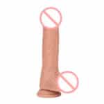 Realistic Retractable Silicone Dildo – Telescopic Vibrator