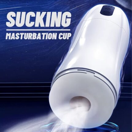 Silicone Male Masturbator Cup with Heating Prostate Massager for Men