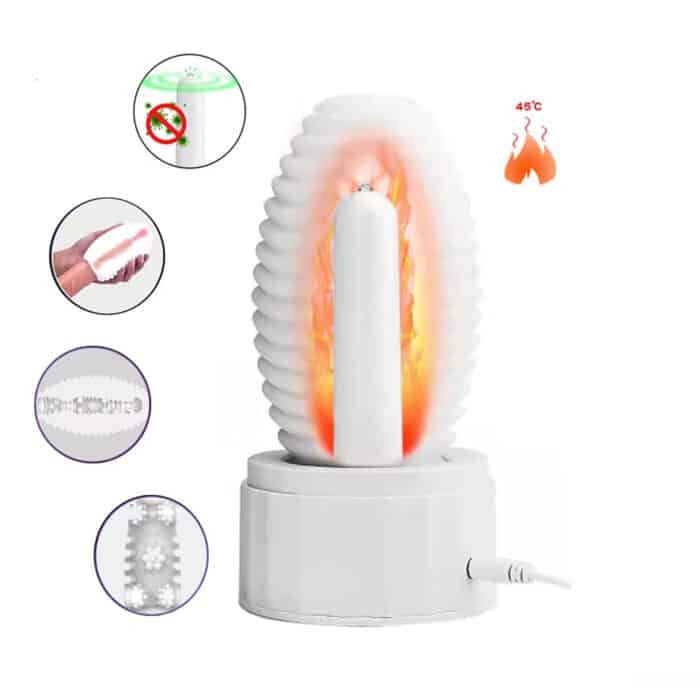 Realistic Textured Silicone Male Masturbator
