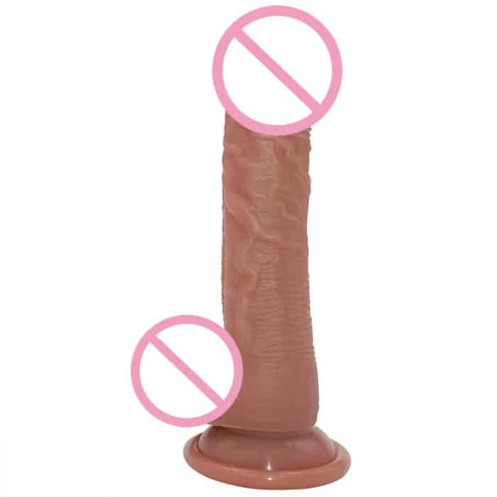 Hot Sale Thrusting Silicone Telescopic Dildo