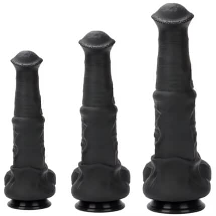 Silicone Soft Anal Dildo Dilator Dark Horse
