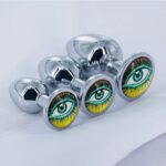 Stainless Steel Anal Plugs for Unisex Masturbation Sex Toy