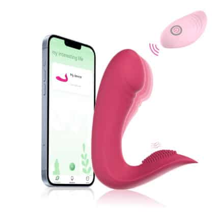 Soft Clitoris Stimulator Vibrator 10 Modes App Remote Control