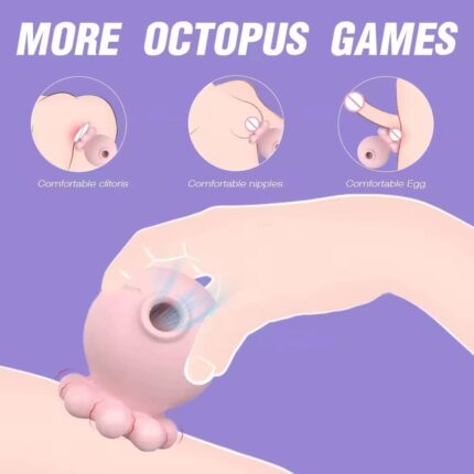 Octopus Alien Clitoral Suction Vibrator Wholesale Female Sex Toy