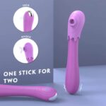 New Arrival Women Pleasure Toy Mini Eggplant Clit Sucking Vibrator