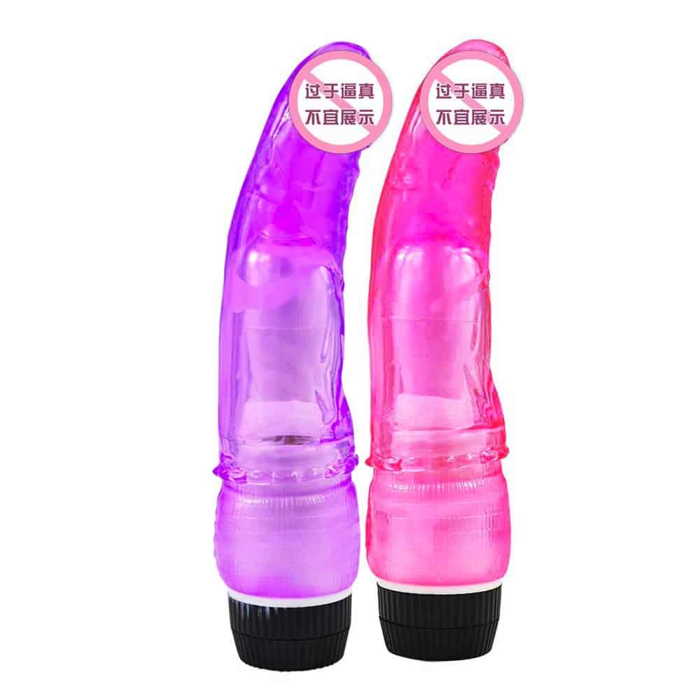 where-to-buy-TPE-Realistic-Dildo-from-china-supplier-2 Crystal Artificial Penis Realistic Suction Cup Dildo for Anal & Vaginal Play
