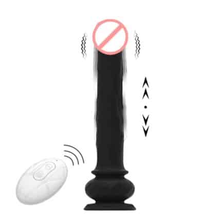 Remote Control Telescopic Dildo Vibrator