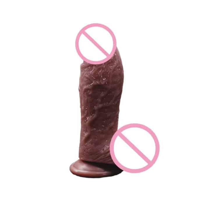 Liquid Silicone Telescopic Dildo – Big Realistic Penis Sex Toy