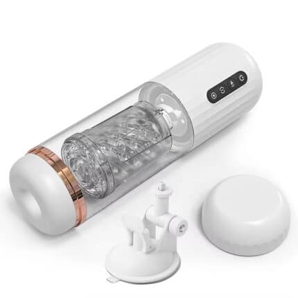 Thrusting Electric Stroker Telescopic Masturbator