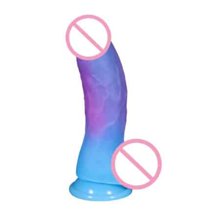High Quality 8 Inch Realistic Thick Silicone Dildo