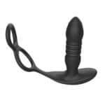 2-in-1 Cock Ring with Thrusting Anal Vibrator – Male Prostate Massager