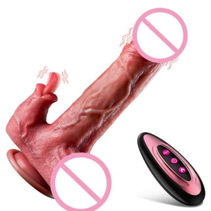 8.7 Inch Realistic Thrusting Dildo Vibrator