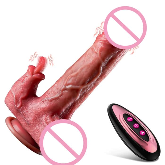 8.7 Inch Realistic Thrusting Dildo Vibrator