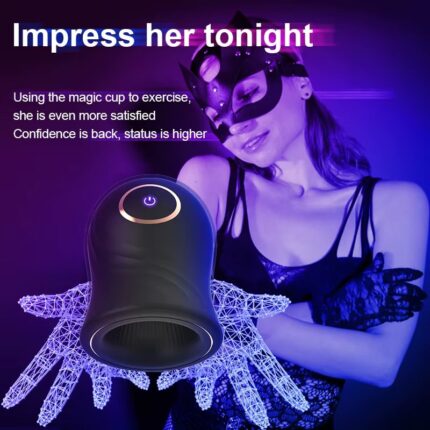 Vagina Masturbator Sex Toys for Men Pulse Shock Silicone Automatic Mens Toys