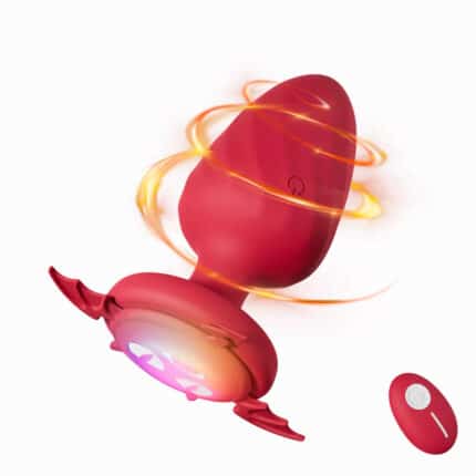 12 Mode Vibrating Anal Vaginal Plug Remote Controlled