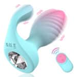 Silicone Vibrating Anal Plug Remote Control Prostate Massager