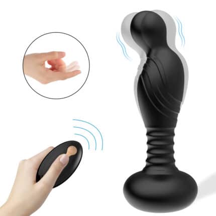 Remote-Controlled Vibrating Anal Plug Butt Plug Toy
