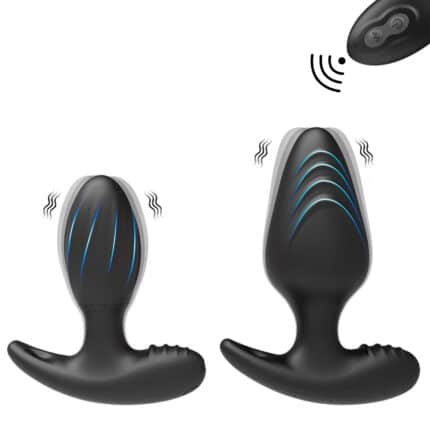Male Vibrating Anal Plug Waterproof Remote Control