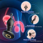 OEM/ODM Remote Control Vibrating Anal Plug – Prostate Massager