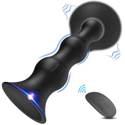 Remote Control Prostate Massager Stimulator Vibrating Butt Plug