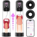 Male Sex Toy Penis Pump Powerful Vibration Masturbator Cup