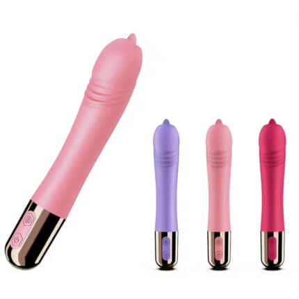 New Arrival Masturbators Couples Vibrator Dildo Tongue Licking Bullet Vibrator