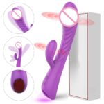 Purple Rabbit Dildo Vibrating G-Spot & Clitoral Stimulator