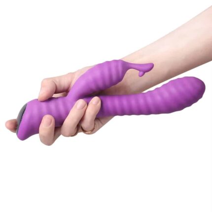 Rubber Rabbit Vibrator Dual Motor Clitoral & G-Spot Stimulator