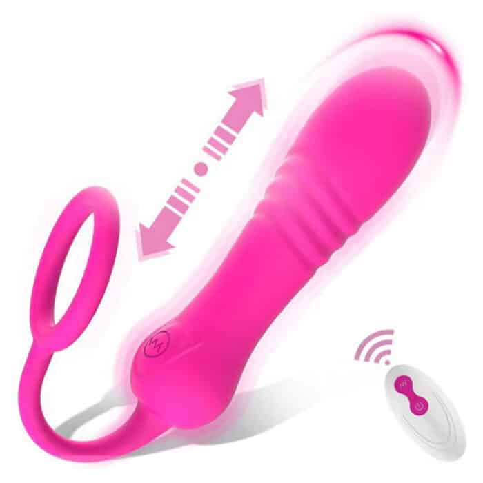 8-Modes Telescopic Rechargeable Vibrator