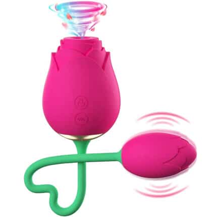 Red Rose Sucker Vibrator
