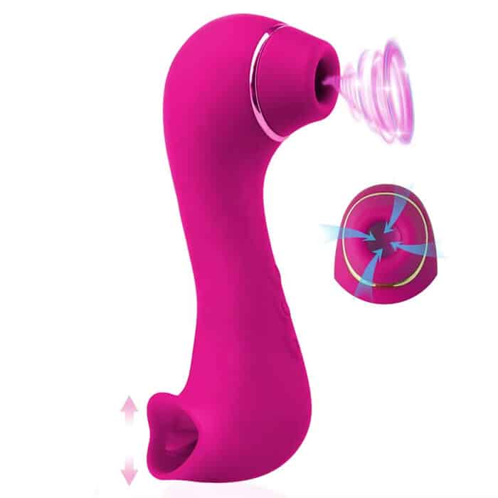 Double-Ended 10 Modes Sucking Vibrator