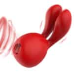 Long Ears Bunny Rabbit Sucking Vibrator