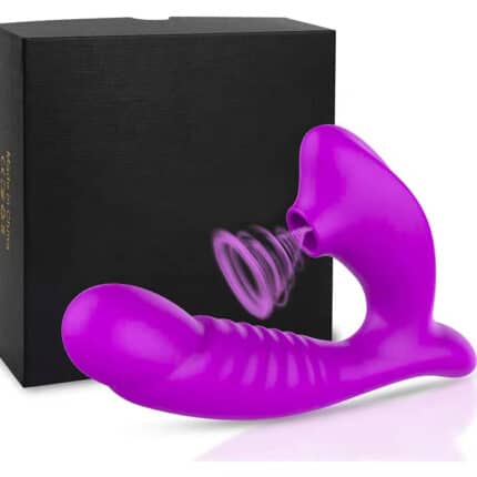 Duo Pleasure Clitoral Sucking Vibrator