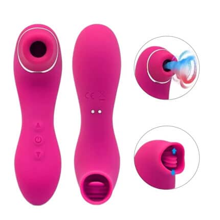 Double-Ended 10-Mode Sucking Vibrator