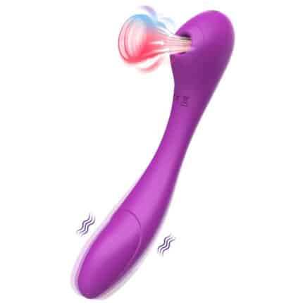 2-in-1 Bendable G Spot Clitoral Vibrator